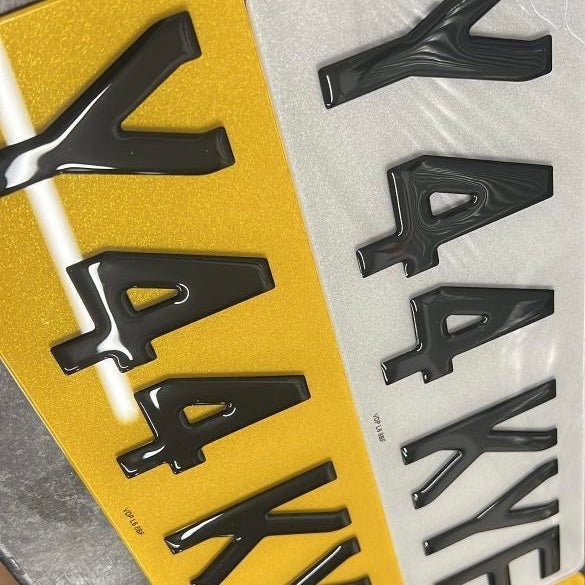 3D Gel Numberplate UK