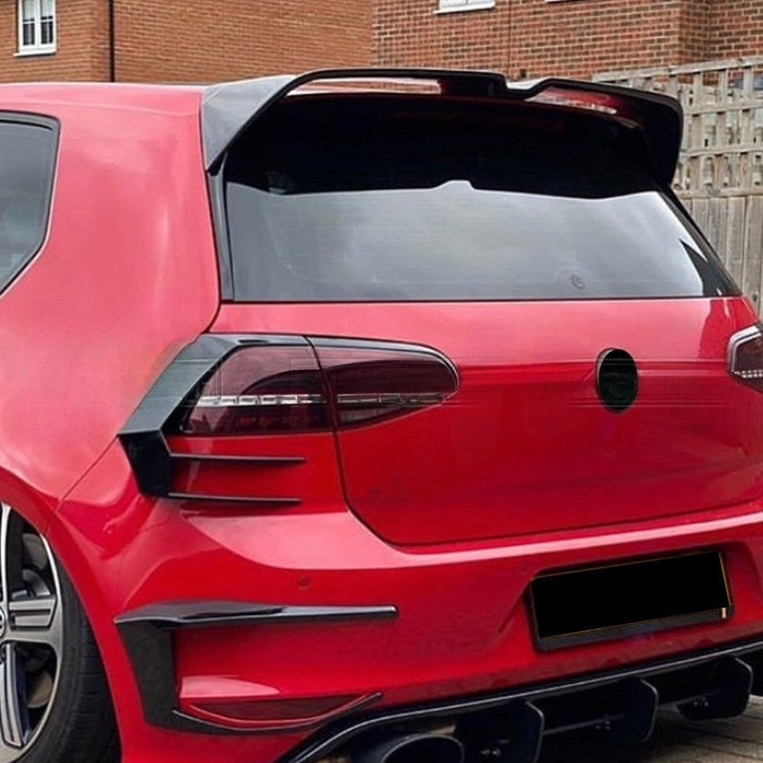 Volkswagen Golf MK7 7.5 GTI R GTD ABS Rear Spoiler Aleron Golf 7 2013 - 2020 Oettinger Styled Roof Spoiler - Lxud Customz