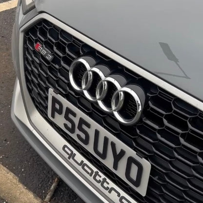 Audi Numberplate Holder Twist