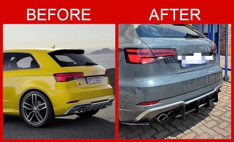 Audi S3 8V Sportback Rear Bumper Diffuser