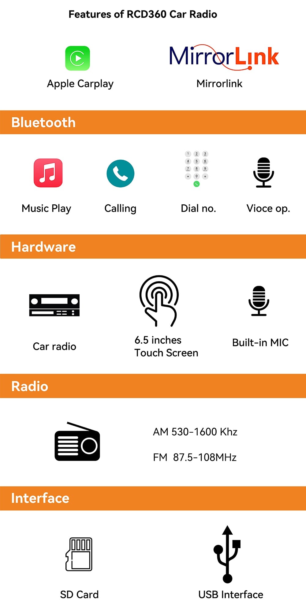 RCD360/PRO Carplay Satnav Skoda/VW/PASSAT B6/GOLF CROSS/Polo - Lxud Customz