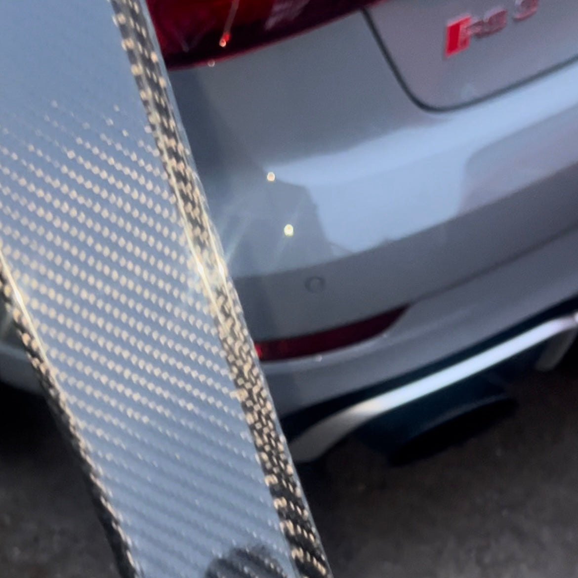 Audi 8V Saloon A3 S3 RS3 Real Carbon Fibre Spoiler