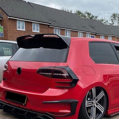 Volkswagen Golf MK7 7.5 GTI R GTD ABS Rear Spoiler Aleron Golf 7 2013 - 2020 Oettinger Styled Roof Spoiler - Lxud Customz