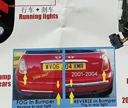 Led rear taillights for Mini Coopers r50 r52 r53 2000-2006