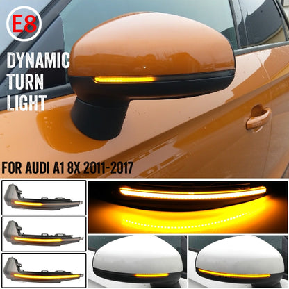 LED Dynamic Turn Signal Light For Audi A1 2011 2012 2013 2014 2015 2016 2017 Side Wing Mirror - Lxud Customz