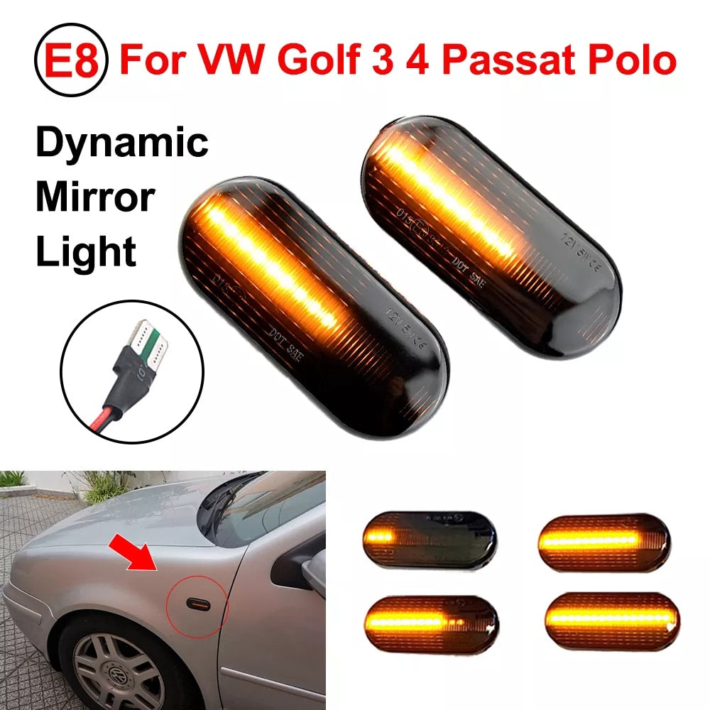 2PCS Led Dynamic Side Indicator For VW/Seat - Lxud Customz