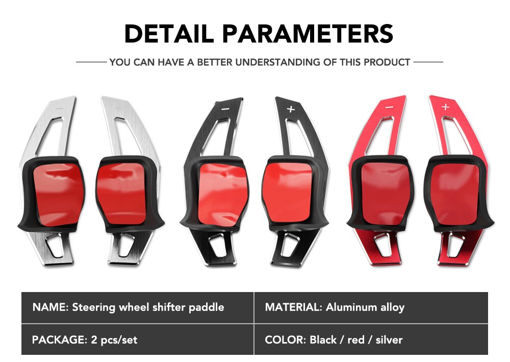 DSG Paddle Extension For VW/Seat - Lxud Customz