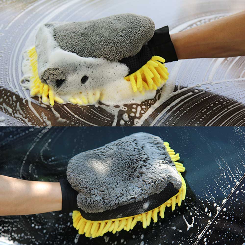 Dual Sided Car Wash Mitt - Lxud Customz