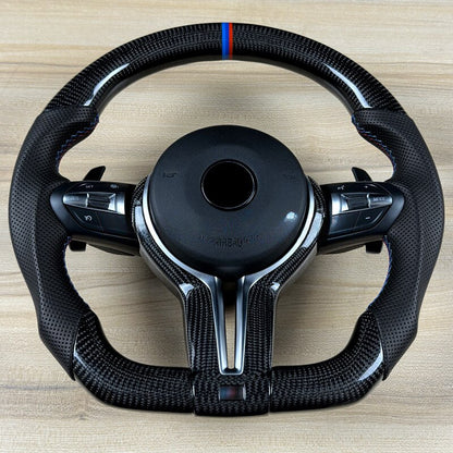 BMW F10 F15 F20 F30 F80 F82 M2 M3 M4 M5 1-7 Series X1 X2 X3 X4 X5 X6 Carbon Fiber Steering Wheel - Lxud Customz