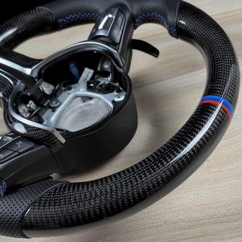 BMW F10 F15 F20 F30 F80 F82 M2 M3 M4 M5 1-7 Series X1 X2 X3 X4 X5 X6 Carbon Fiber Steering Wheel - Lxud Customz