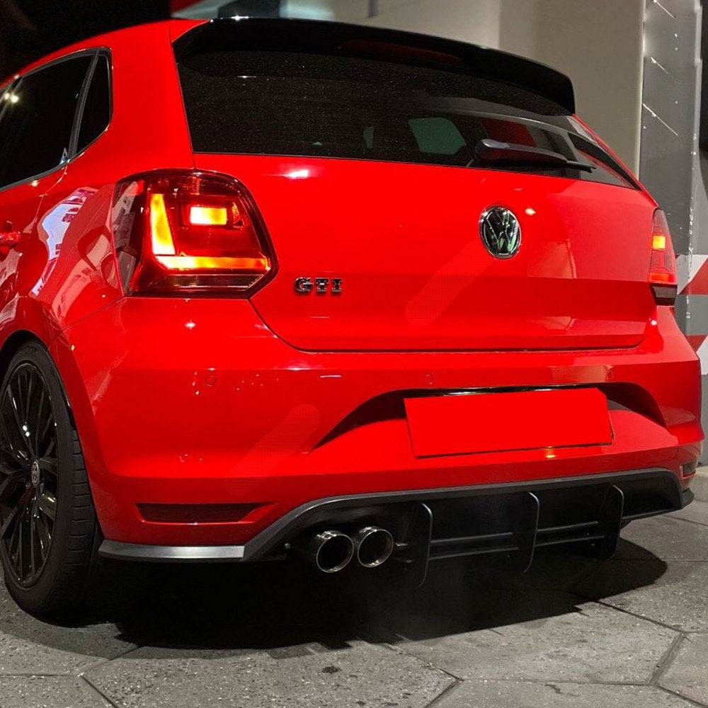 Polo MK5 GTI 3 Fins Rear Diffuser 2010-2018 - Lxud Customz