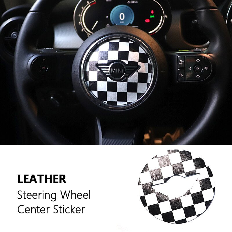 Steering Wheel Airbag Stickers For Mini cooper - Lxud Customz