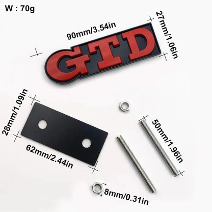 GTD Logo For Volkswagen