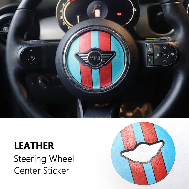 Steering Wheel Airbag Stickers For Mini cooper - Lxud Customz