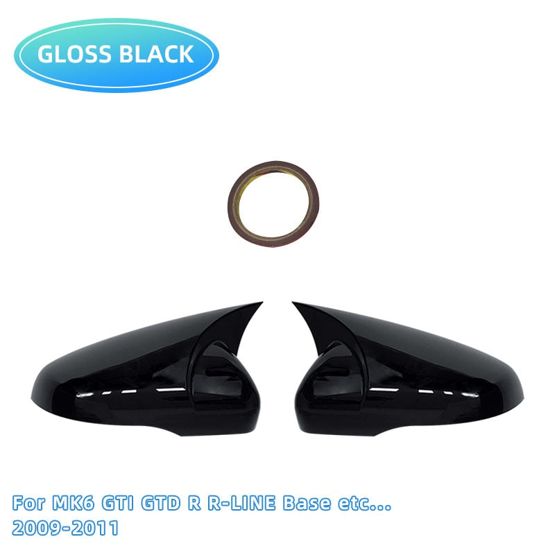 Golf MK6 MK7 7.5 GTI R GTD Base 2009-2020 2Pcs Side Mirror Cover Caps - Lxud Customz