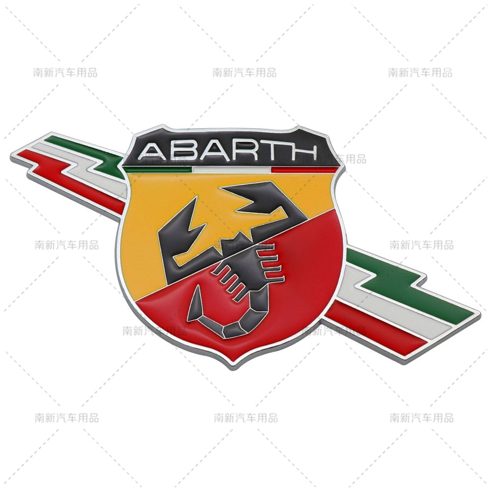 3D Car Abarth Metal Badge Emblem - Lxud Customz