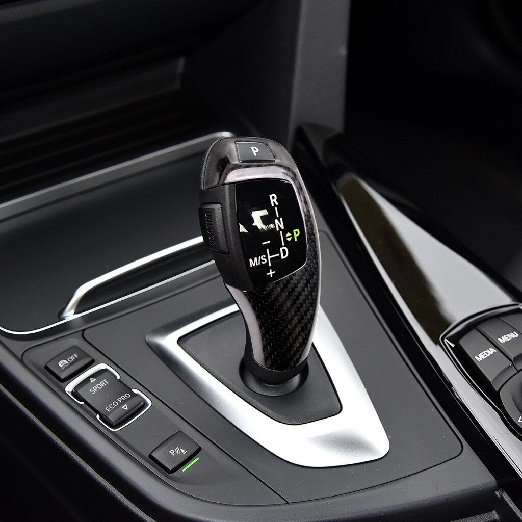 Gear shift knob trim carbon fiber BMW - Lxud Customz