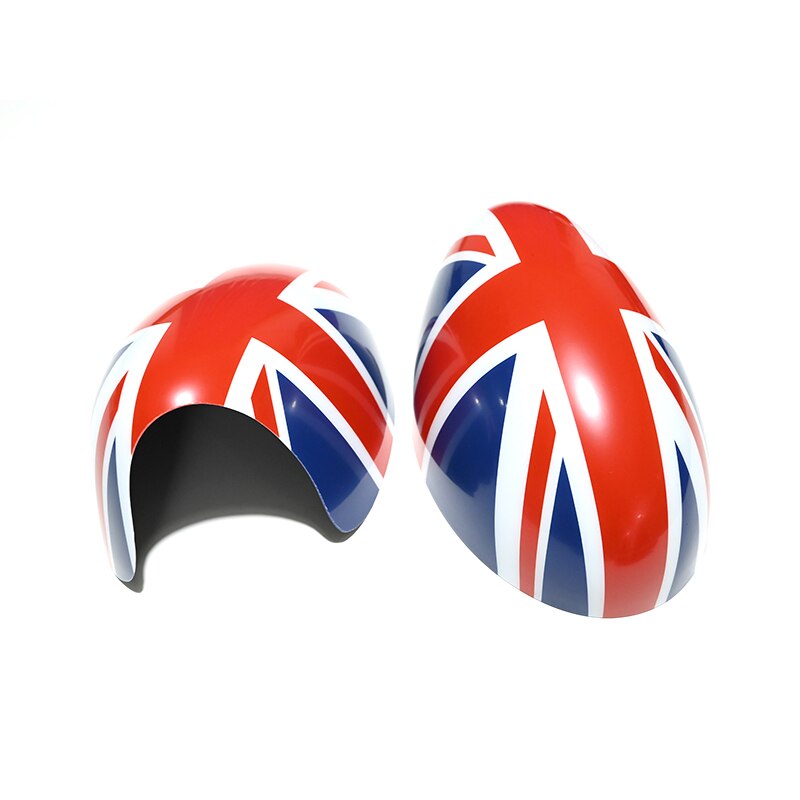 Black Flag Rear View Mirror Cap Covers For Mini Cooper S Hatchback R50 R52 R53 - Lxud Customz