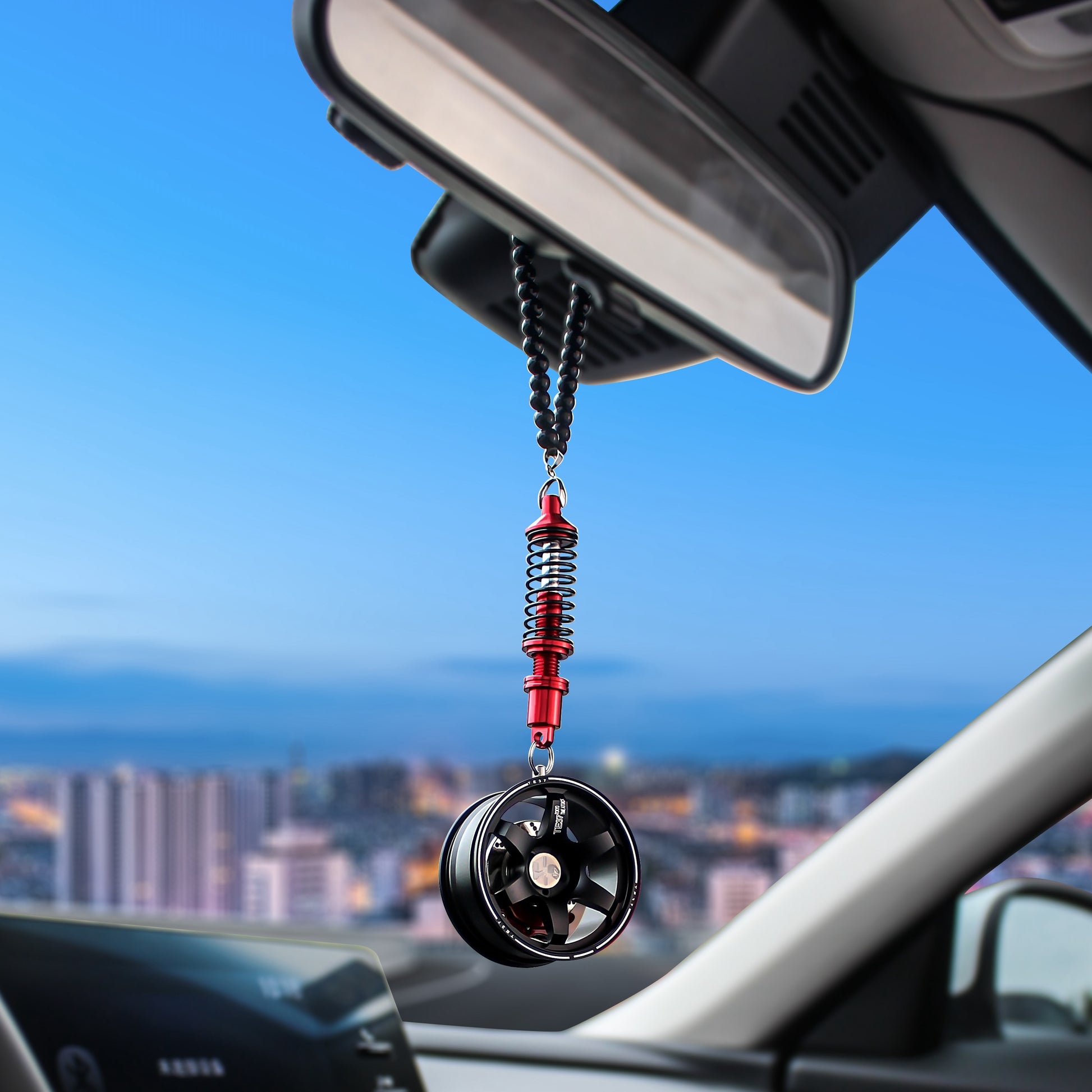 Coilover Alloy Rearview Mirror Pendant - Lxud Customz