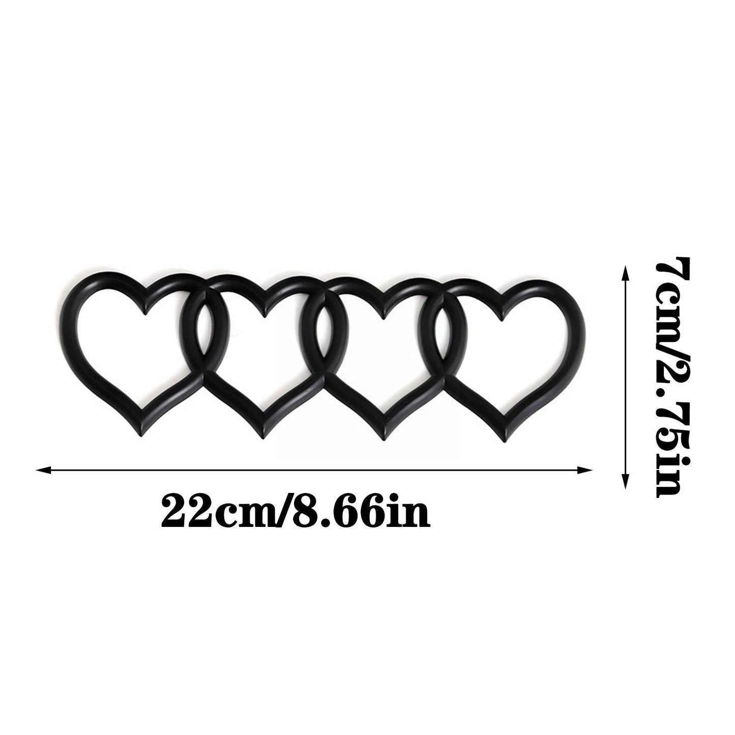 Audi Love Heart Logo Emblem For Audi A4 A3 A5 A6 - Lxud Customz