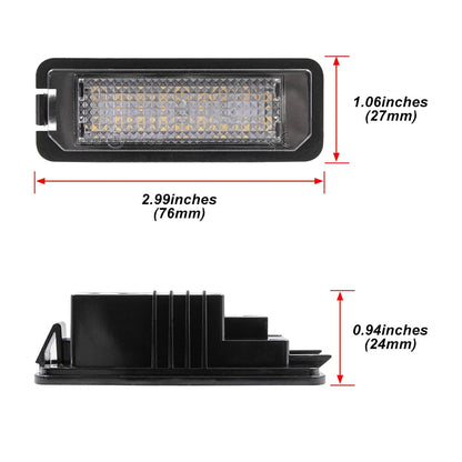 LED Number Plate Light For VW/Seat - Lxud Customz