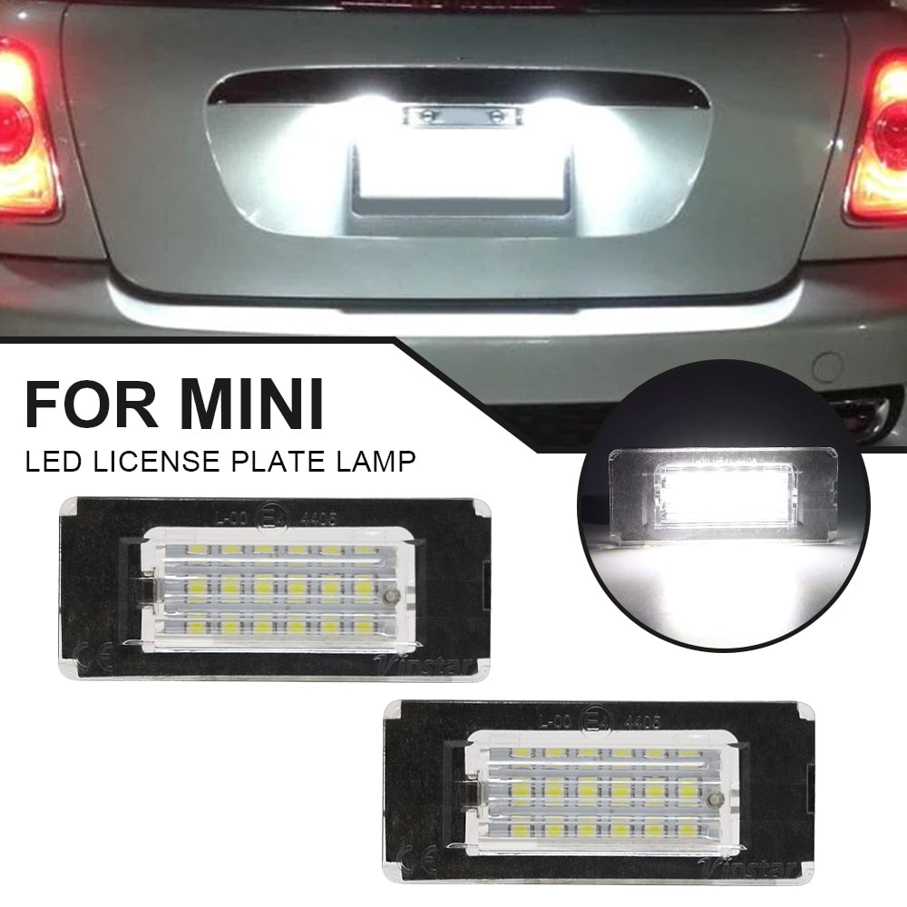 LED Number Plate Light For Mini Cooper - Lxud Customz