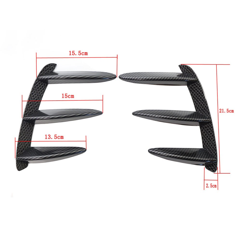 Mercedes Benz W176 A Class Car Rear Bumper Canards - Lxud Customz