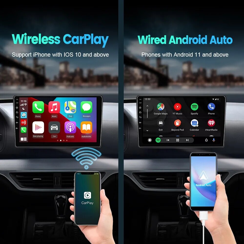 Wired to Wireless Apple/Andriod CarPlay Adapter for OEM Headunit – Lxud  Customz