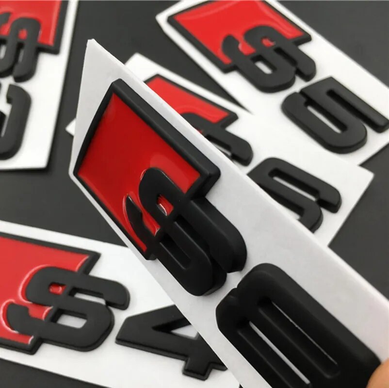 Audi Rear Boot Emblem S3 S4 S5 S6 S7 S8 A3 A4 A5 A6 A7 A8