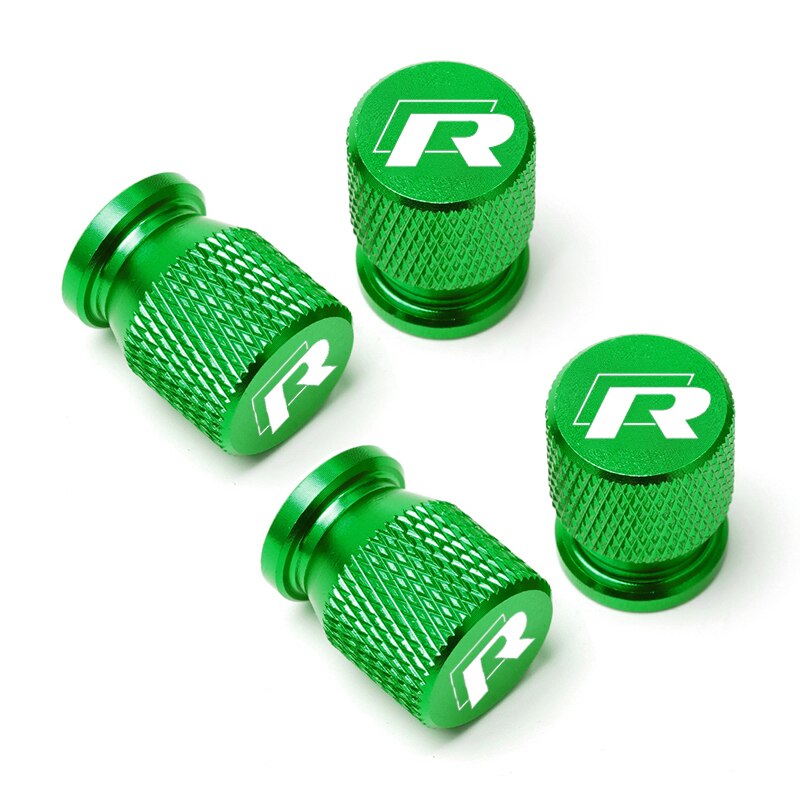 Volkswagen R / RLine Dust Tire Valve Caps - Lxud Customz