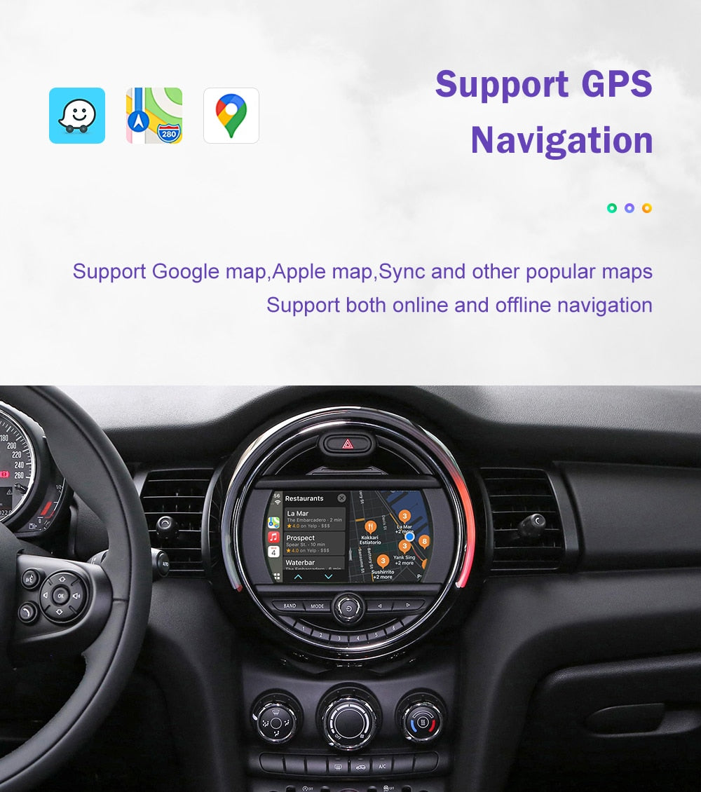 Wireless Apple CarPlay/Android Auto for Mini R55-R61 F54-F57 - Lxud Customz