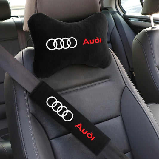 Audi Neck Rest Pillow/Seatbelt Cover