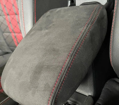 Suede armrest wrap cover For Audi A3 A4 A5 A6 A7 Q3 Q5