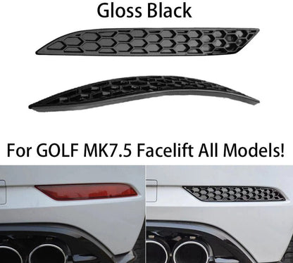 Golf 6/7/7.5 GTI R Standard 2009-2023 Rear Bumper Reflector Honeycomb Cover - Lxud Customz