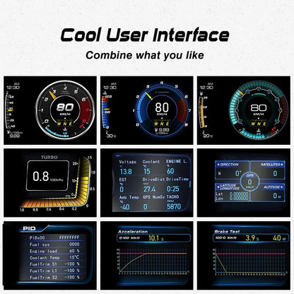 NEW Digital Smart Boost Gauge OBD2