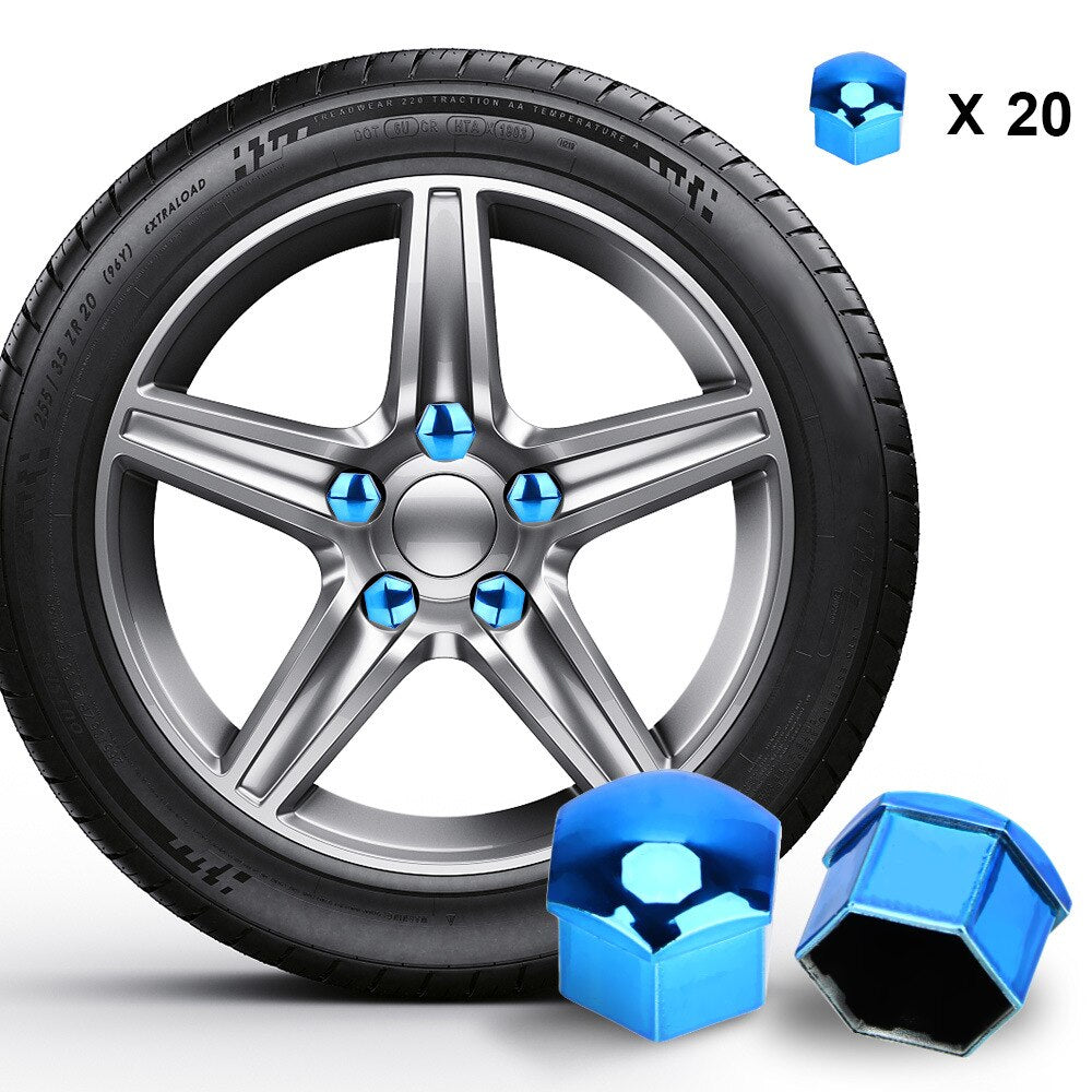 Car Wheel Nut Caps Covers - Lxud Customz