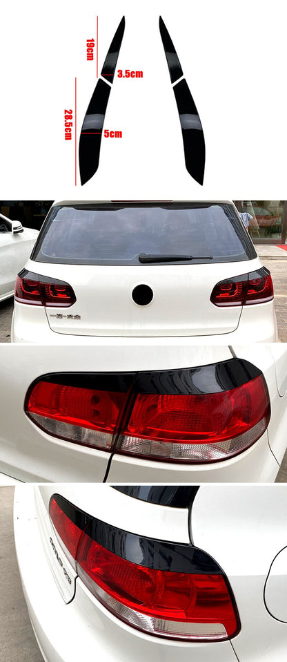 Volkswagen  Golf 6 MK6 GTI R 2008 - 2013 Taillight Eyelid Cover Trim - Lxud Customz