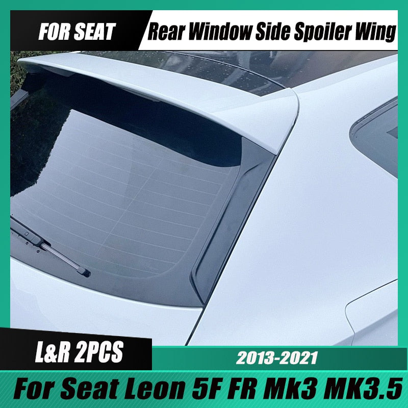 For Seat Leon Mk3 MK3.5 Rear Window Canard 2013-2021 - Lxud Customz