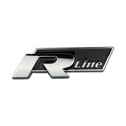 Volkswagen VW Rline R Polo Passat B5 B6 B7 Golf Jetta 3D Car Grille Badge - Lxud Customz