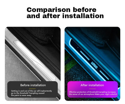 Car Door Sill Light Multiple Car Brands - Lxud Customz