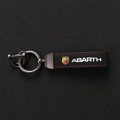 Suede Keychain For Abarth - Lxud Customz