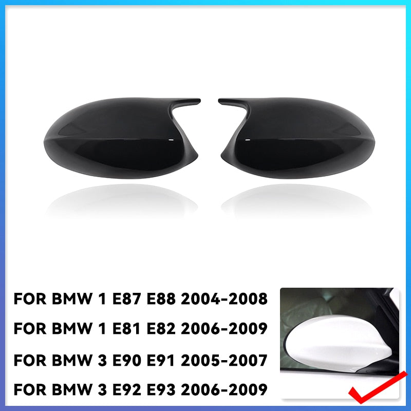 Side Mirror Cover Cap For BMW E81/82 E87/88E90-E93 M3 Style - Lxud Customz