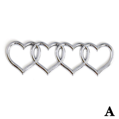 Audi Love Heart Logo Emblem For Audi A4 A3 A5 A6 - Lxud Customz