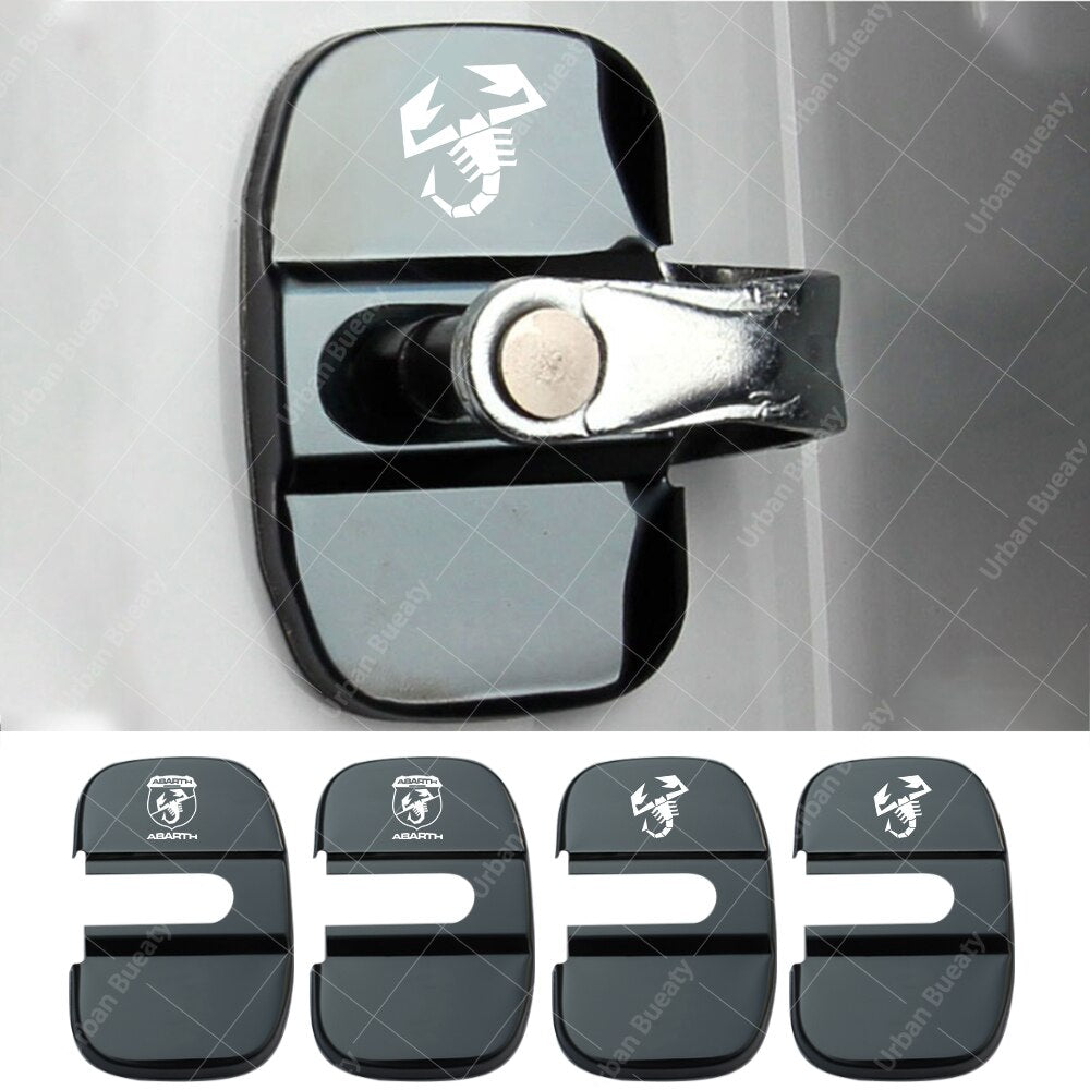 Car Door Lock Cover for Fiat Abarth - Lxud Customz