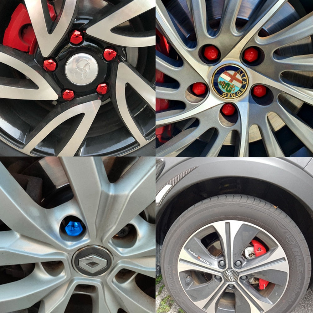 Car Wheel Nut Caps Covers - Lxud Customz