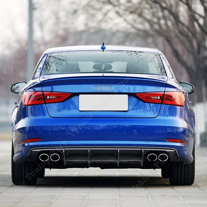 AUDI S3 8V Saloon Pre-facelift 2013 2014 2015 Rear Diffuser