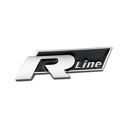 Volkswagen VW Rline R Polo Passat B5 B6 B7 Golf Jetta 3D Car Grille Badge - Lxud Customz