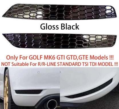 Golf 6/7/7.5 GTI R Standard 2009-2023 Rear Bumper Reflector Honeycomb Cover - Lxud Customz