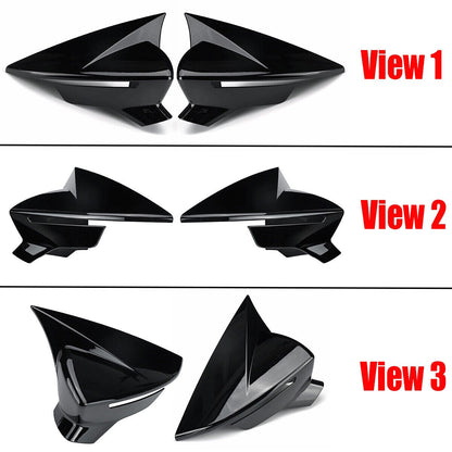 2x Mirror Covers Cap For Seat Leon MK3 MK3.5 2013-2019/ Ibiza MK5 - Lxud Customz