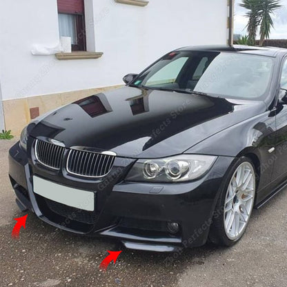 2Pcs Front Bumper Side Splitter BMW 3 Series E90 E91 2005-2012 - Lxud Customz